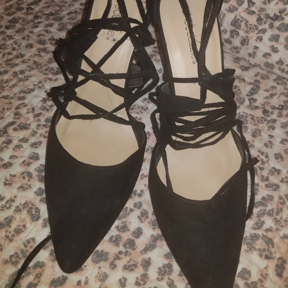 Black heels